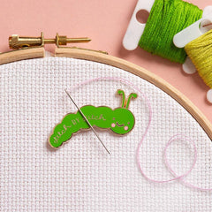 Caterpillar Cross Stitch Caterpillar Needle Minder