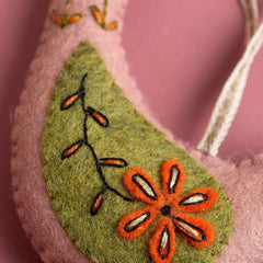 Corinne Lapierre Folk Birds Felt Embroidery Craft Kit