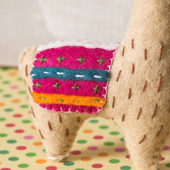 Corinne Lapierre Llamas Felt Embroidery Craft Kit