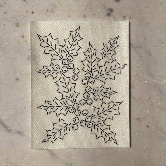 Approved Textiles Winter Flora and Fauna Mending and Embellishment Transfer
