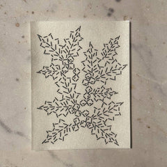 Approved Textiles Winter Flora and Fauna Mending and Embellishment Transfer