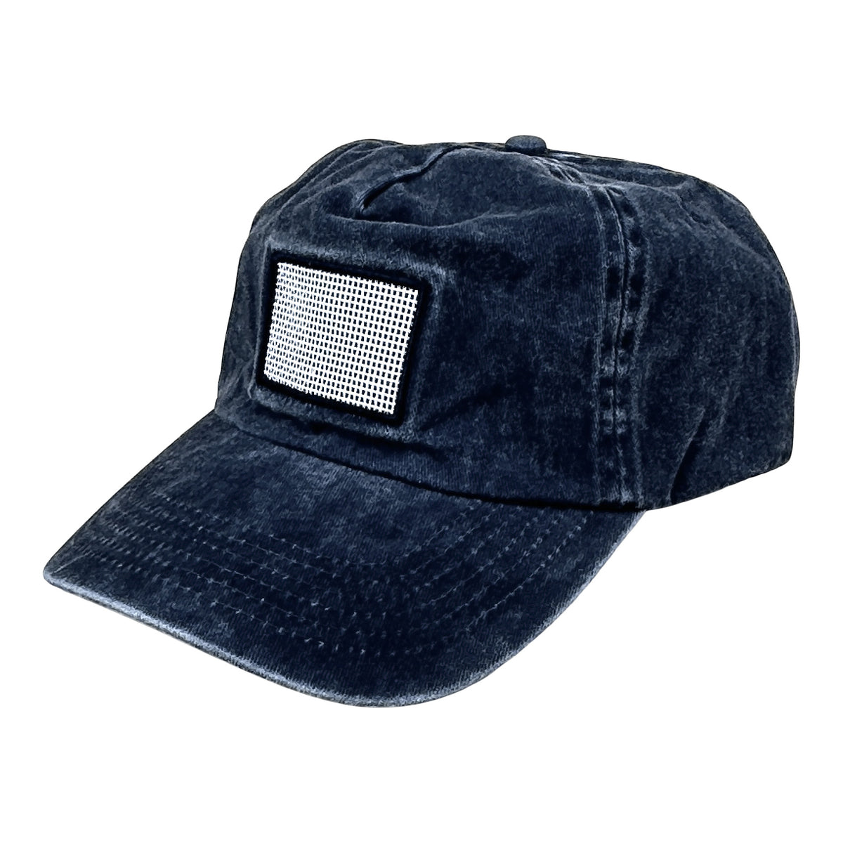 Abby Stone Designs Self Finishing Hat - Navy
