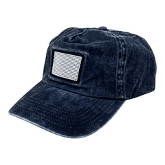 Abby Stone Designs Self Finishing Hat - Navy