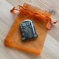Stitchonomy Gravestone WIP Needle Minder