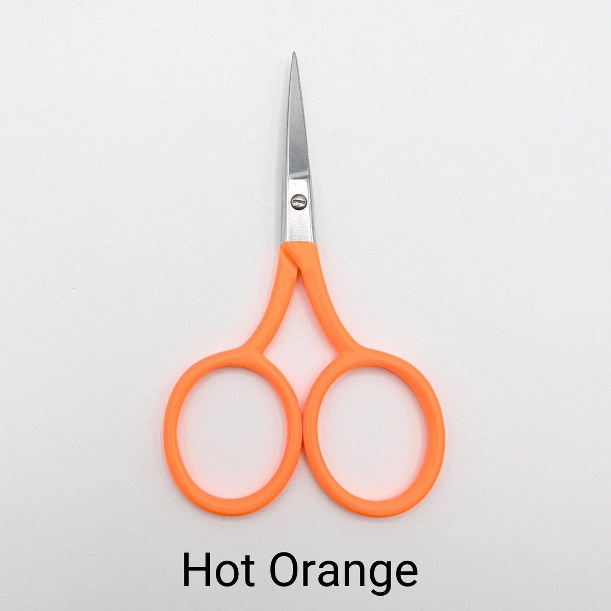 SChandworks Modern Small Sharp Scissors - Hot Orange