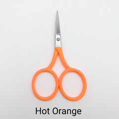 SChandworks Modern Small Sharp Scissors - Hot Orange