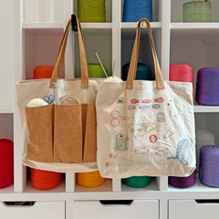 Chasing Threads Stitch Your Craft Tools Tote Bag Embroidery Kit