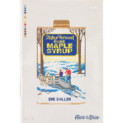 Alice & Blue Sugaring Season Needlepoint Canvas