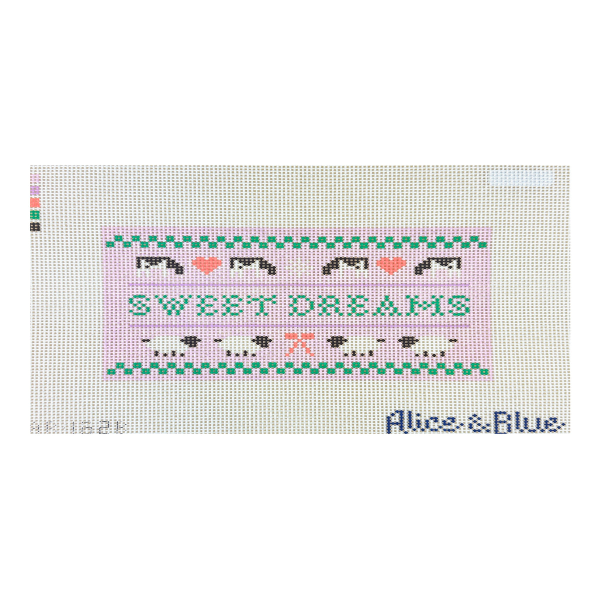 Alice & Blue Sweet Dreams Needlepoint Canvas