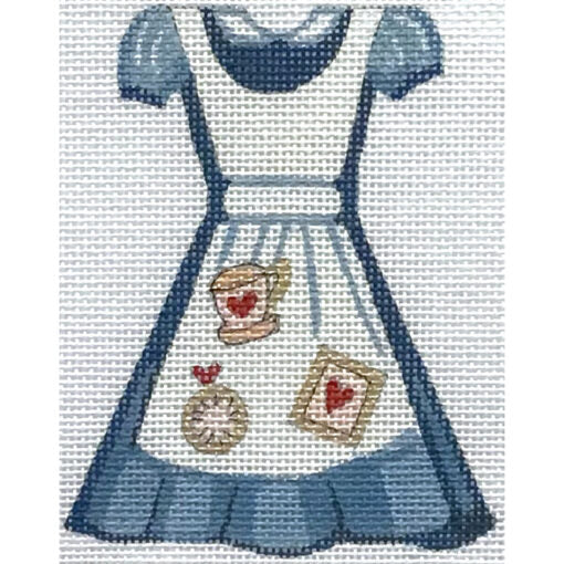 Alice Peterson Co. Alice In Wonderland Dress Needlepoint Canvas