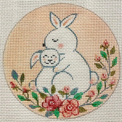 Alice Peterson Co. Baby Bunny First Christmas Needlepoint Canvas