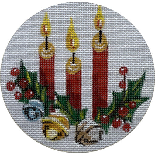 Alice Peterson Co. Candles & Bells Needlepoint Canvas