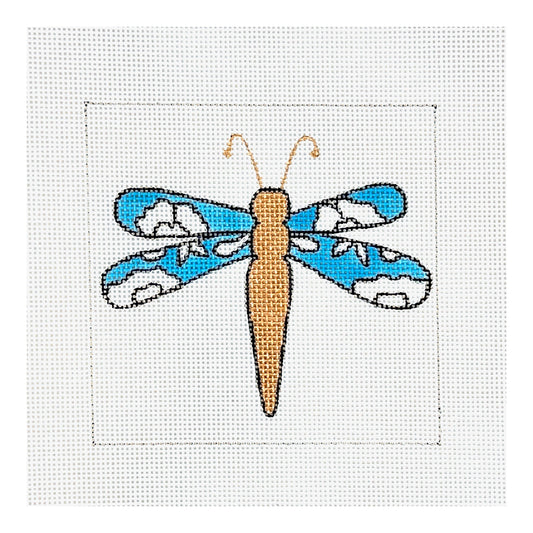 Alice Peterson Co. Chinoiserie Dragonfly Needlepoint Canvas