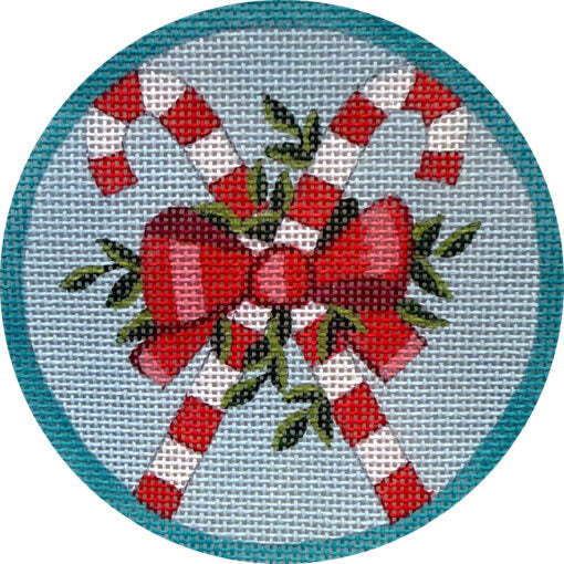 Alice Peterson Co. Christmas Candy Canes Needlepoint Canvas