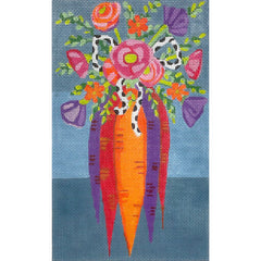 Alice Peterson Co. Colorful Carrot Bouquet Needlepoint Canvas