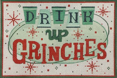 Alice Peterson Co. Drink Up Grinches Needlepoint Canvas