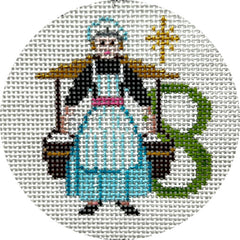 Alice Peterson Co. Eight Maids Milking Needlepoint Canvas