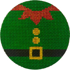 Alice Peterson Co. Elf's Suit Ornament Needlepoint Canvas