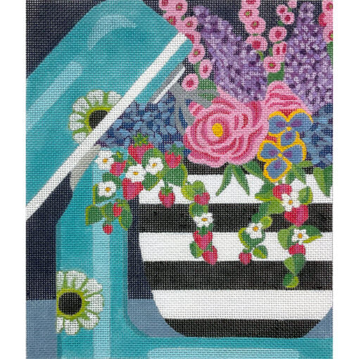 Alice Peterson Co. Floral Mixer Needlepoint Canvas