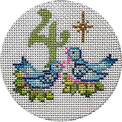 Alice Peterson Co. Four Calling Birds Needlepoint Canvas