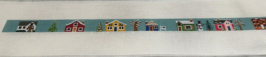 Alice Peterson Co. Gayla Elliot Christmas Village Needlepoint Canvas