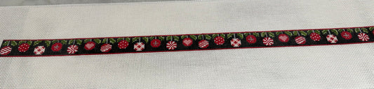 Alice Peterson Co. Gayla Elliot Red White Ornament Needlepoint Canvas