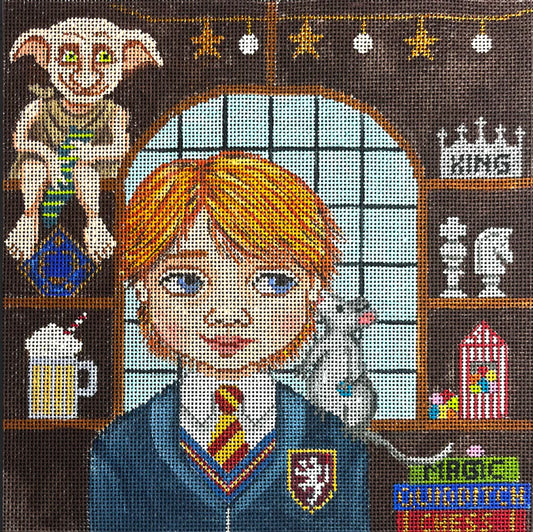 Alice Peterson Co. Gayla Elliot Ron & Dobby Needlepoint Canvas