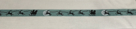 Alice Peterson Co. Gayla Elliot Santa And Flight Needlepoint Canvas