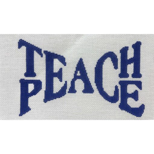 Alice Peterson Co. Gayla Elliot Teach Peace Needlepoint Canvas