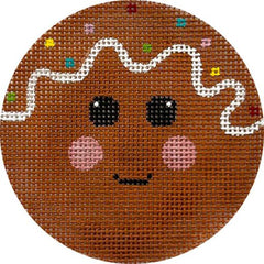Alice Peterson Co. Gingerbread Face Needlepoint Canvas