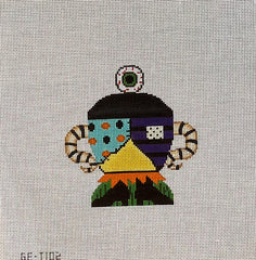 Alice Peterson Co. Gayla Elliot Witch Sugar Bowl Needlepoint Canvas