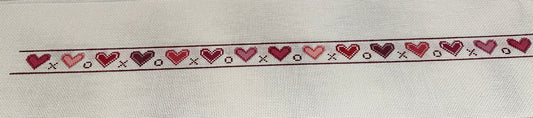 Alice Peterson Co. Gayla Elliot Xoxo Valentines Hearts Needlepoint Canvas