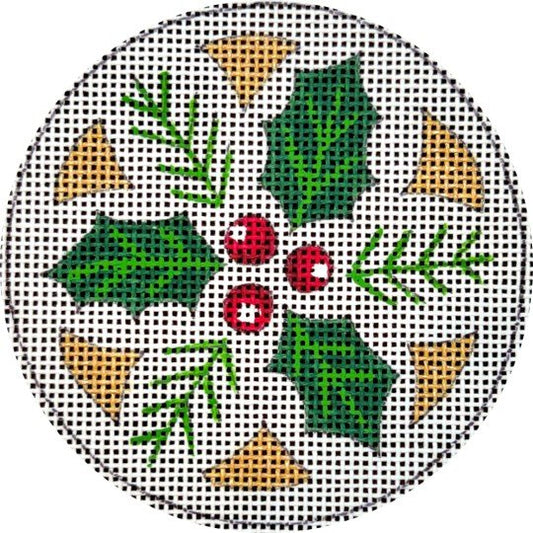 Alice Peterson Co. Holly Kaleidoscope Needlepoint Canvas