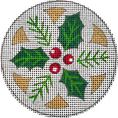 Alice Peterson Co. Holly Kaleidoscope Needlepoint Canvas