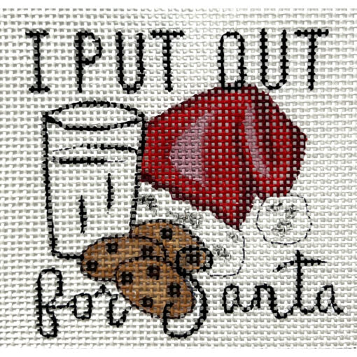 Alice Peterson Co. I Put Out For Santa Needlepoint Canvas