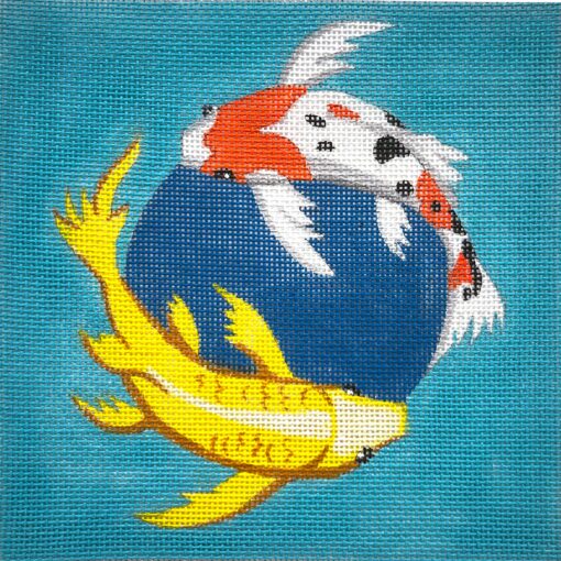 Alice Peterson Co. Koi Pond Needlepoint Canvas