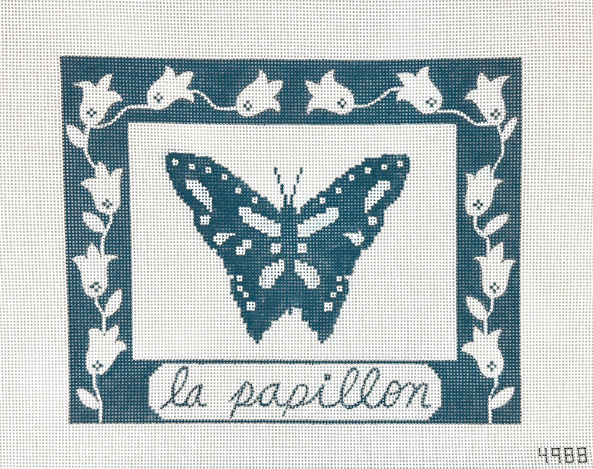 Alice Peterson Co. La Papillon (Butterfly) Needlepoint Canvas