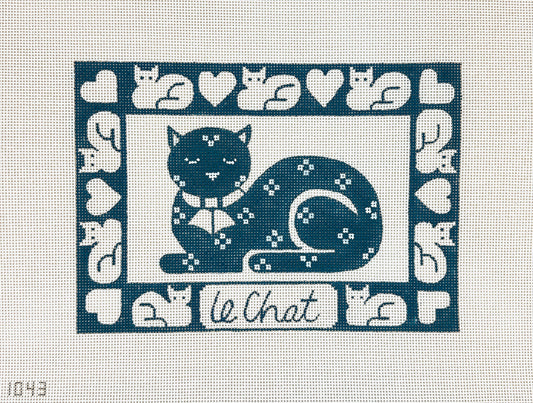 Alice Peterson Co. Le Chat (The Cat) Needlepoint Canvas