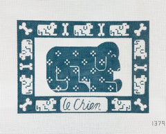 Alice Peterson Co. Le Chien (The Dog) Needlepoint Canvas
