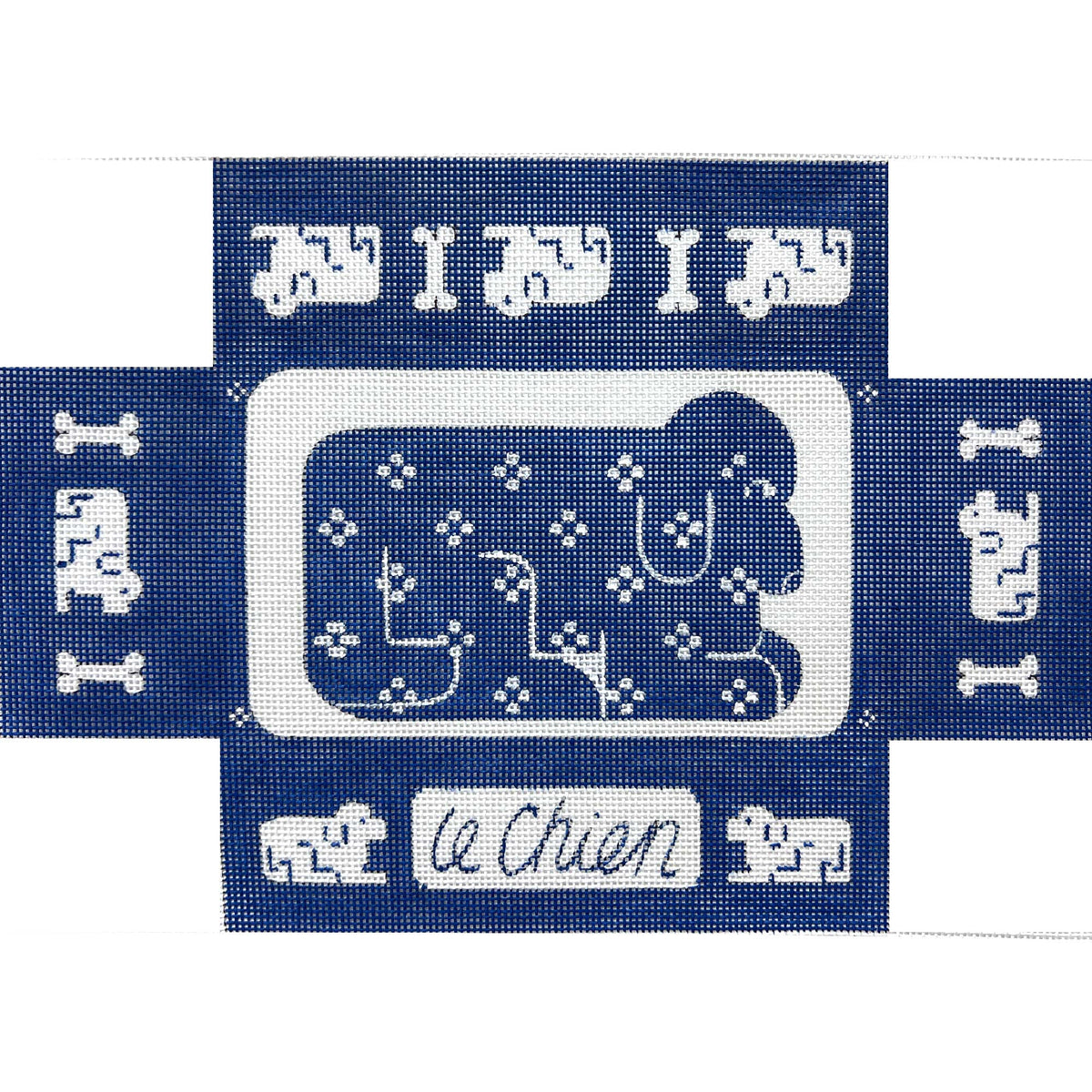 Alice Peterson Co. Le Chien (The Dog) Brick Needlepoint Canvas