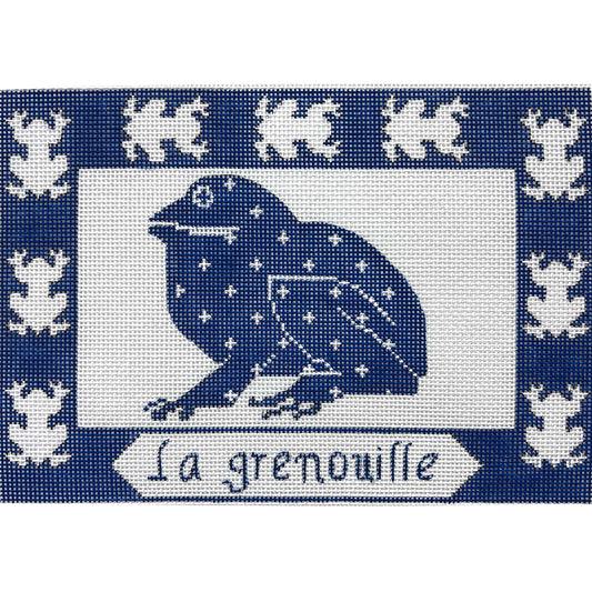 Alice Peterson Co. Le Grenouille (The Frog) Needlepoint Canvas