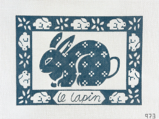 Alice Peterson Co. Le Lapin (The Rabbit) Needlepoint Canvas