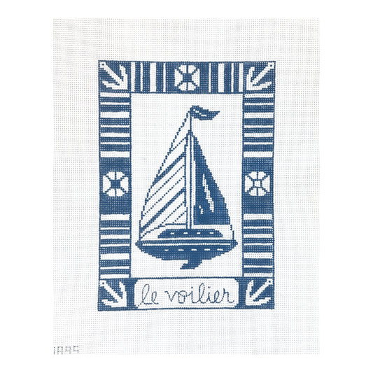 Alice Peterson Co. Le Voiller (Sailboat) Needlepoint Canvas