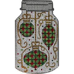 Alice Peterson Co. Mason Jar Ornaments Needlepoint Canvas