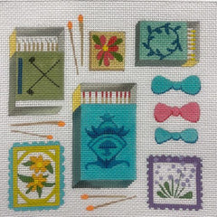 Alice Peterson Co. Matchbook Collage Needlepoint Canvas