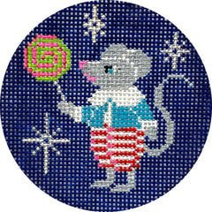 Alice Peterson Co. Mouse With Lollipop Needlepoint Canvas