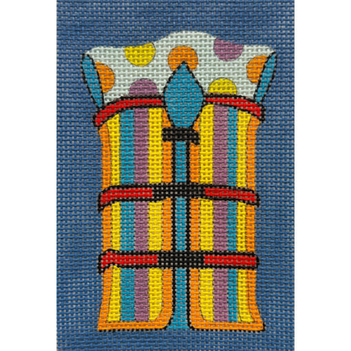 Alice Peterson Co. Multi-Stripe Life Vest Needlepoint Canvas