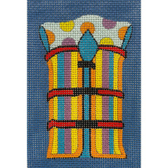 Alice Peterson Co. Multi-Stripe Life Vest Needlepoint Canvas