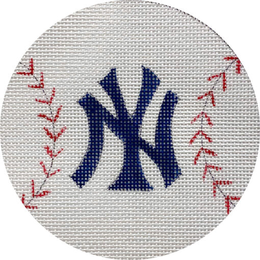 Alice Peterson Co. New York Yankees Baseball Needlepoint Canvas