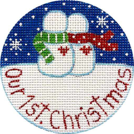 Alice Peterson Co. Our First Christmas Snowman Needlepoint Canvas